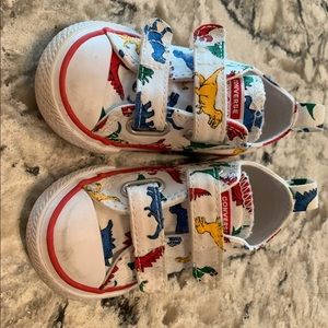 Toddler Size 4 Dinosaur Converse Shoes